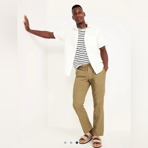 NWT OLD NAVY TEAKWOOD WEEKENDER REGULAR FIT PANT SZ MEDIUM